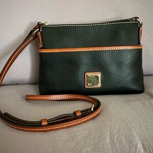 Dooney & Bourke Black Leather Crossbody Bag